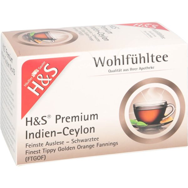 H&S Schwarztee Premium Indien-Ceylon Filterbeutel