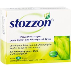 STOZZON Chlorophyll überzogene Tabletten