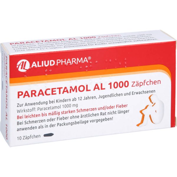 PARACETAMOL AL 1.000 Zäpfchen