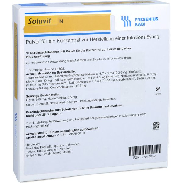 SOLUVIT N Pulver für Infusionslösung