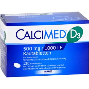 CALCIMED D3 500 mg/1000 I.E. Kautabletten