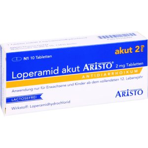 LOPERAMID akut Aristo 2 mg Tabletten