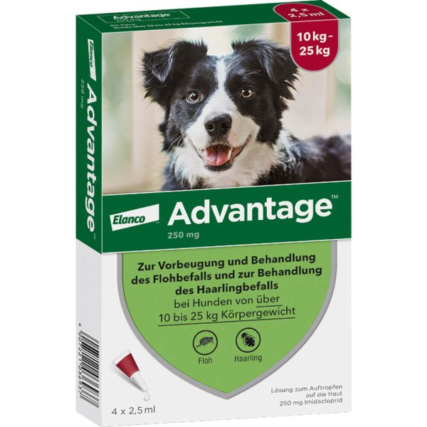 ADVANTAGE 250 Lösung für Hunde 10-25 kg