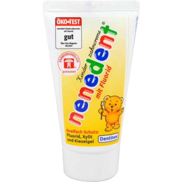 NENEDENT Kinderzahncreme mit Fluorid Standtube