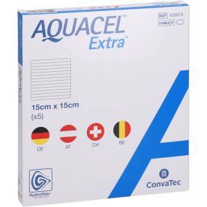 AQUACEL Extra 15 x 15 cm Verband