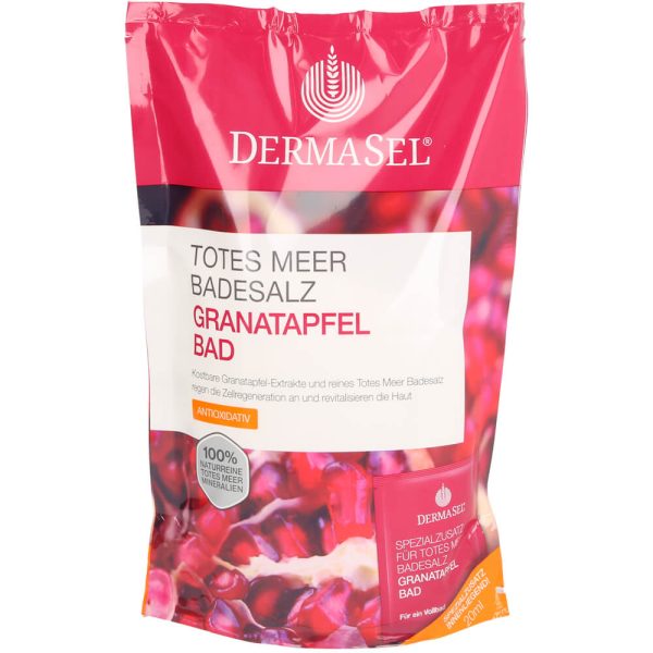 DERMASEL Totes Meer Badesalz+Granatapfel SPA