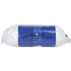 DRACOELFI haft color Fixierbinde 8 cm x 4 m blau