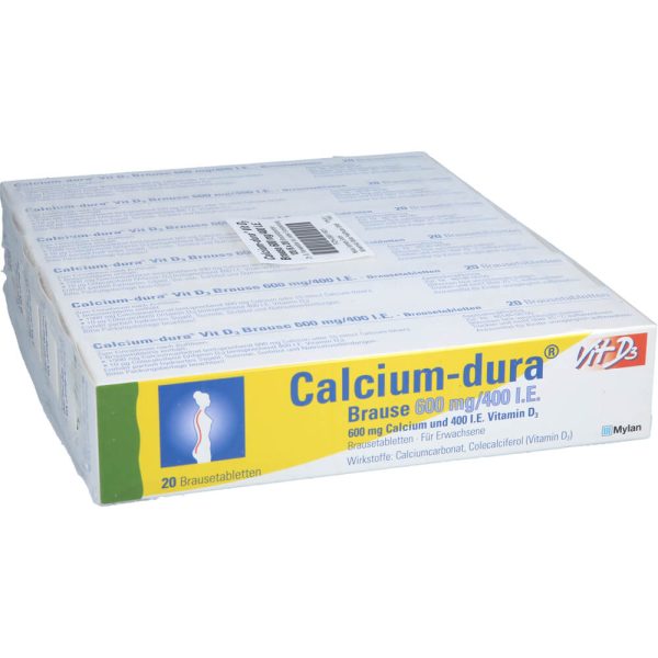 CALCIUM DURA Vit D3 Brause 600 mg/400 I.E.