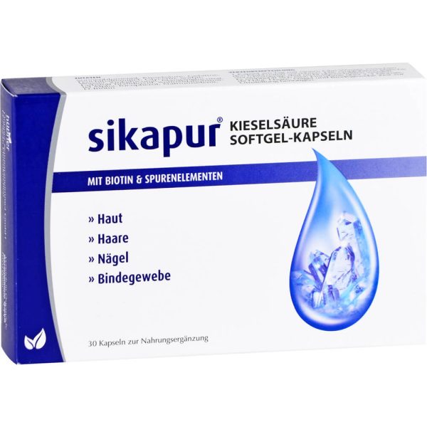 SIKAPUR Kieselsäure Softgel Kapseln mit Biotin