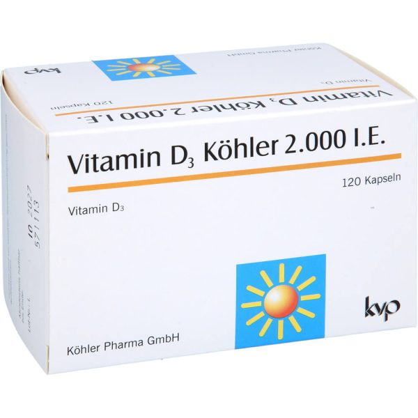 VITAMIN D3 KÖHLER 2.000 I.E. Kapseln