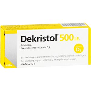 DEKRISTOL 500 I.E. Tabletten