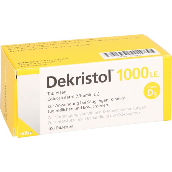 DEKRISTOL 1.000 I.E. Tabletten