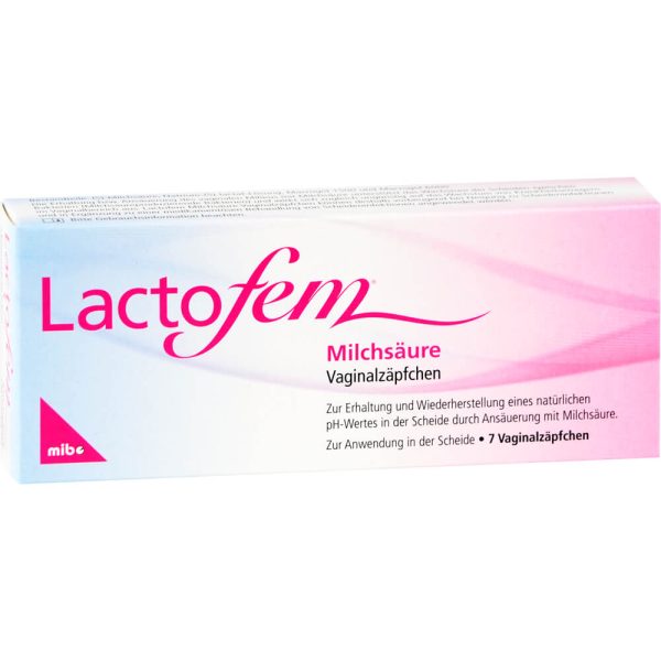 LACTOFEM Milchsäure Vaginalzäpfchen