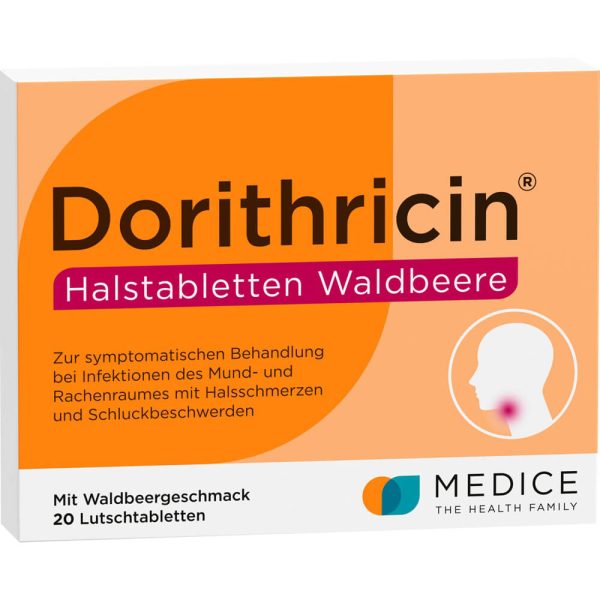 DORITHRICIN Halstabletten Waldbeere