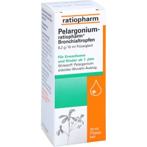 PELARGONIUM-RATIOPHARM Bronchialtropfen