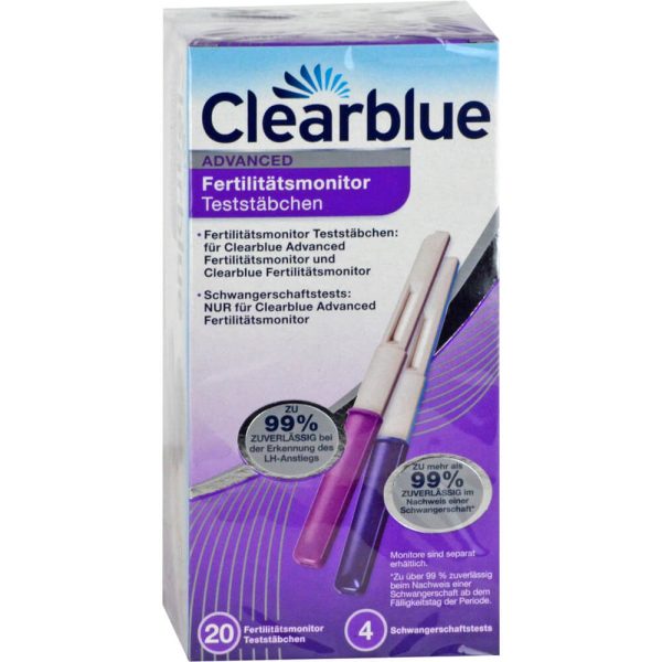 CLEARBLUE Fertilitätsmonitor Teststäbchen 20