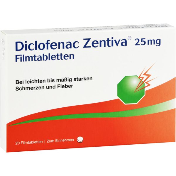 DICLOFENAC Zentiva 25 mg Filmtabletten