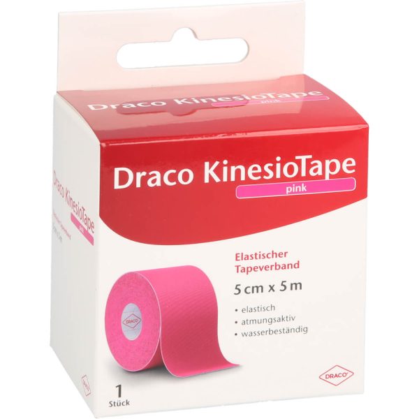 DRACO KINESIOTAPE 5 cm x 5 m pink