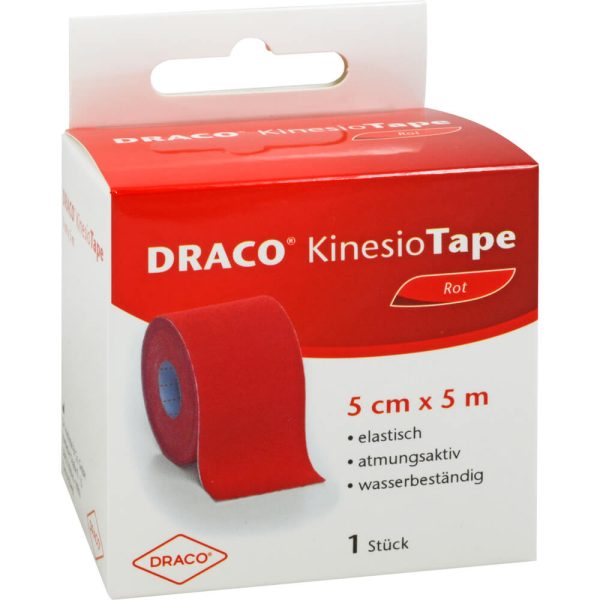 DRACO KINESIOTAPE 5 cm x 5 m rot