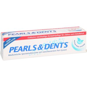 PEARLS & DENTS Spezialzahncreme mit naturbasiertem Perlsystem