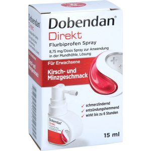 DOBENDAN Direkt Flurbiprofen Spray 8,75mg/Dosis Mund