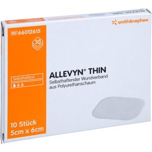 ALLEVYN Thin 5 x 6 cm dünne Wundauflage