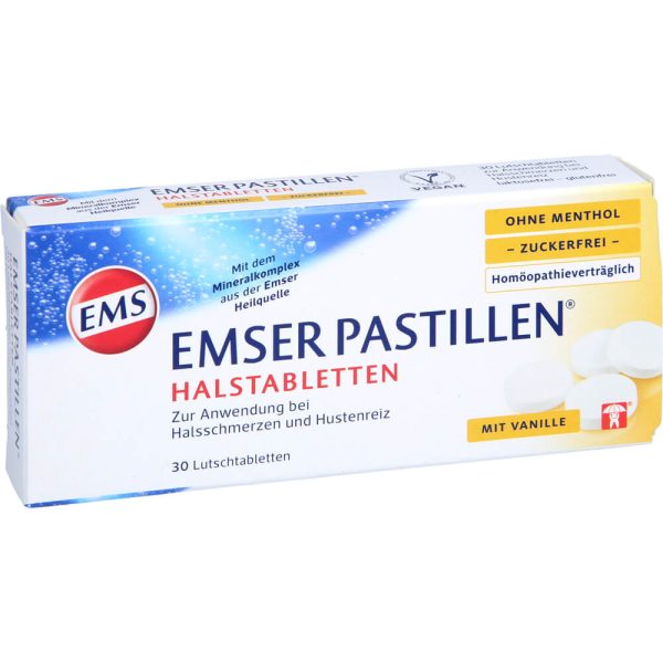 EMSER Pastillen ohne Menthol zuckerfrei