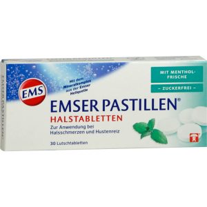 EMSER Pastillen mit Mentholfrische zuckerfrei