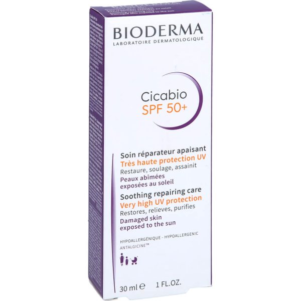 BIODERMA Cicabio Wundpflege-Creme SPF 50+