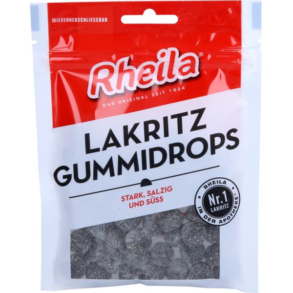 RHEILA Lakritz Gummidrops mit Zucker