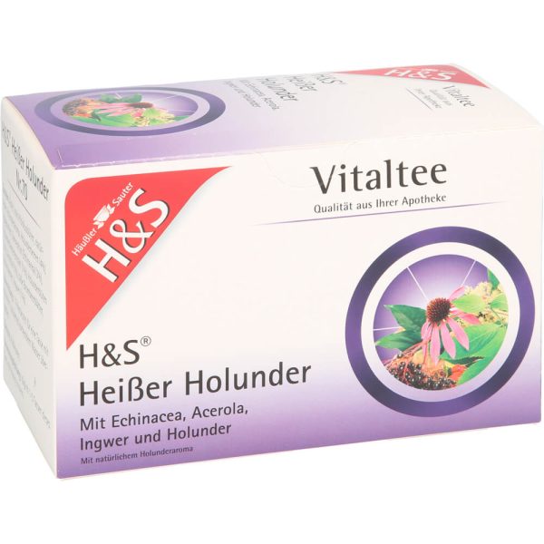 H&S heißer Holunder Vitaltee Filterbeutel