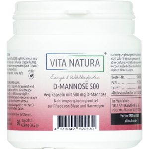 D-MANNOSE KAPSELN 500 mg