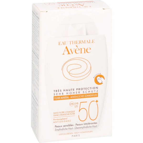 AVENE Mineralisches Sonnenfluid SPF 50+ ungetönt