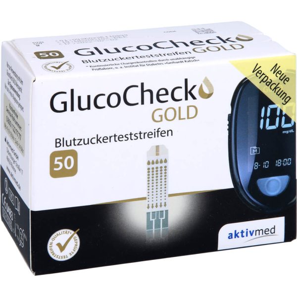 GLUCO CHECK GOLD Blutzuckerteststreifen