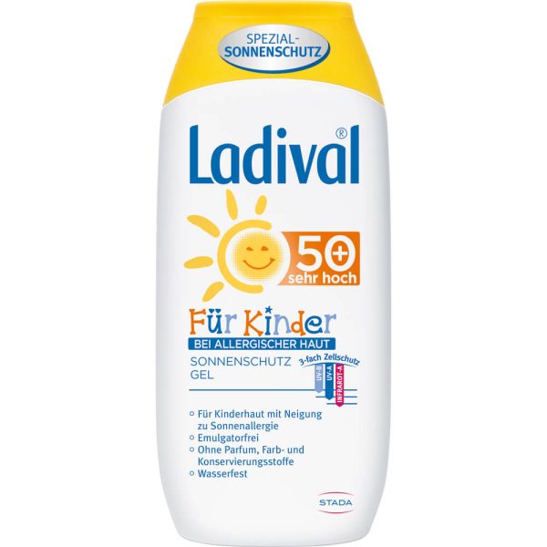 LADIVAL Kinder Sonnengel allergische Haut LSF 50+