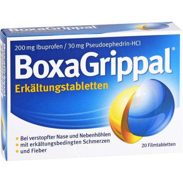 BOXAGRIPPAL Erkältungstabletten 200 mg/30 mg