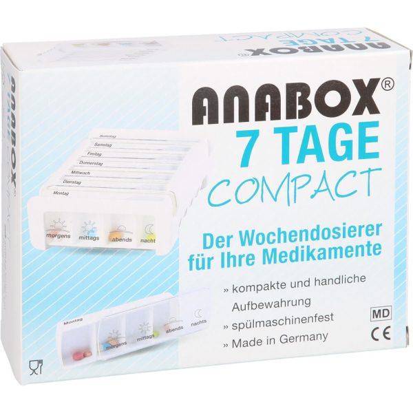 ANABOX Compact 7 Tage Wochendosierer weiß