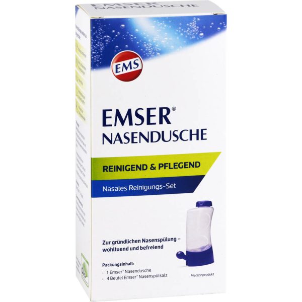 EMSER Nasendusche mit 4 Beutel Nasenspülsalz