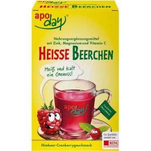 APODAY heiße Beerchen+Vitamin C+Zink+Magnesium Pulver