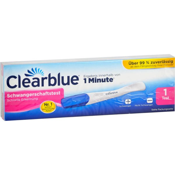 CLEARBLUE Schwangerschaftstest schnelle Erkennung