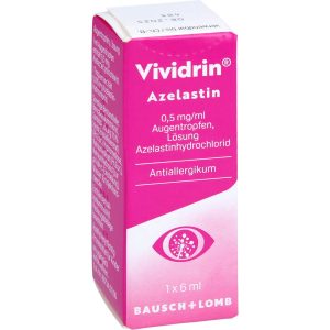 VIVIDRIN Azelastin 0,5 mg/ml Augentropfen