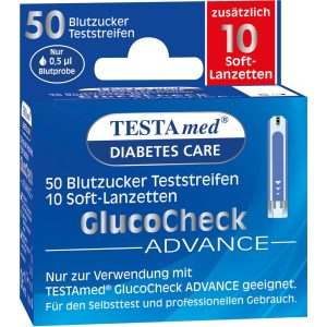 TESTAMED GlucoCheck Advance 50 Teststreifen