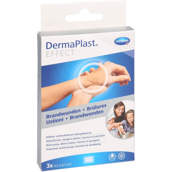 DERMAPLAST EFFECT Brandwunden 4,5 x 6,5 cm Pflaster