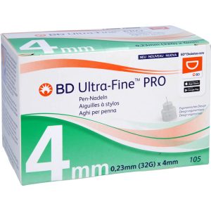 BD ULTRA-FINE PRO Pen-Nadeln 4 mm 32 G 0,23 mm