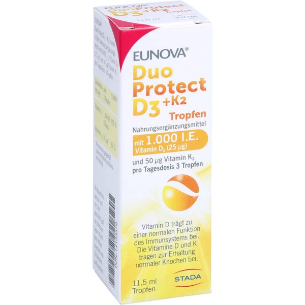 EUNOVA DuoProtect D3+K2 1000 I.E./50 µg Tropfen