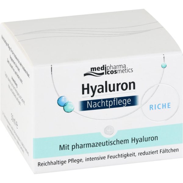 HYALURON NACHTPFLEGE riche Creme im Tiegel