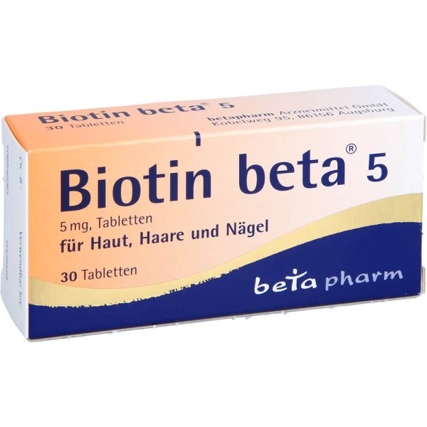 BIOTIN BETA 5 Tabletten