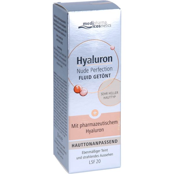 HYALURON Nude Perfec.getönt.Fluid LSF 20 sehr h