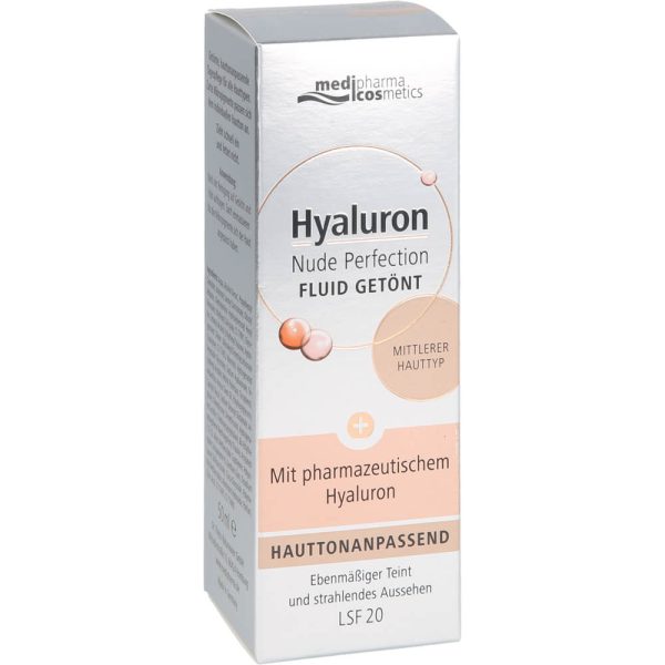 HYALURON Nude Perfection getöntes Fluid LSF 20 medium