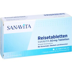 REISETABLETTEN Sanavita 50